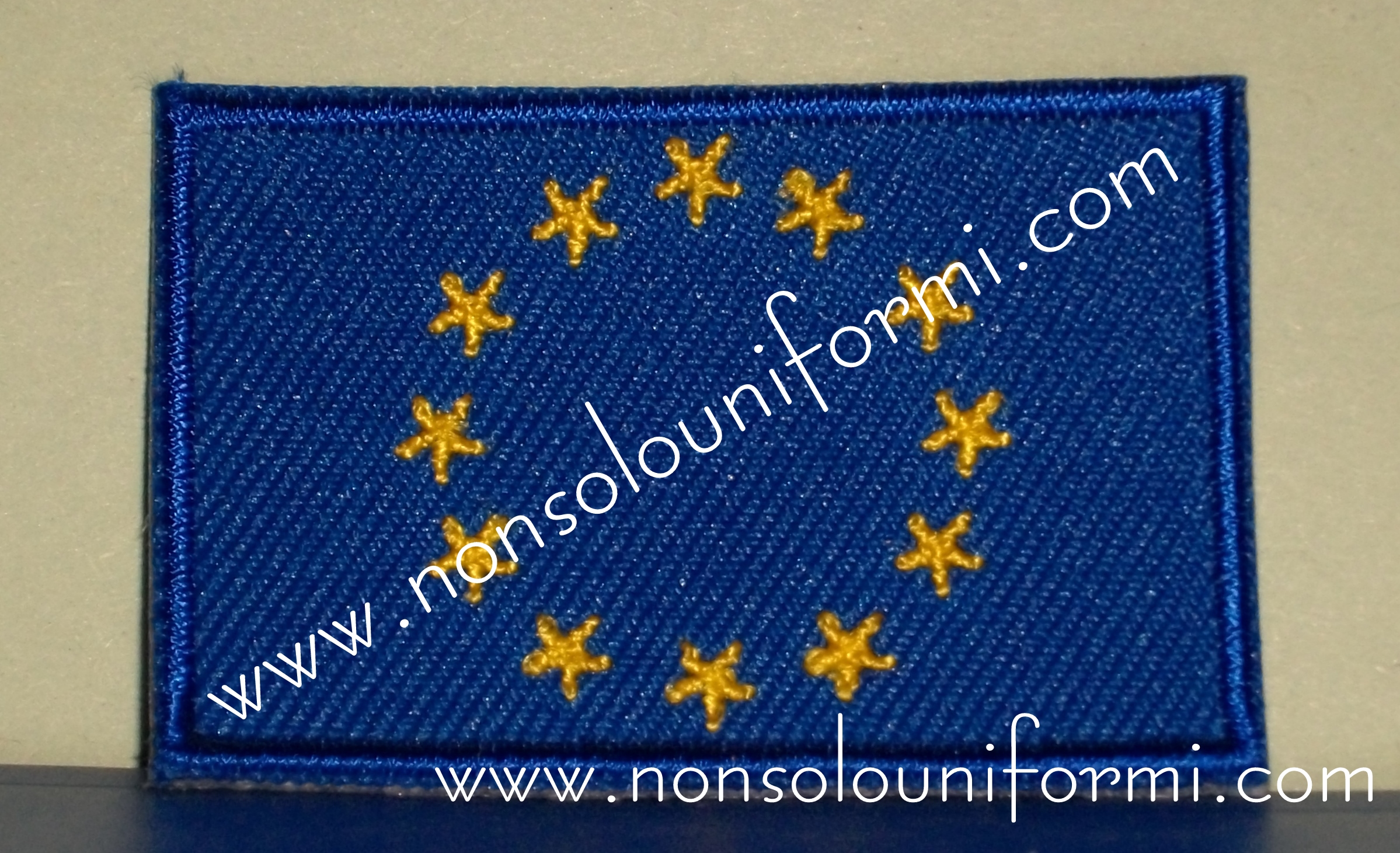 Bandiera ricamata 50X33mm termoadesiva CEE-EUROPA Bandiera ricamata 50X33mm termoadesiva CEE-EUROPA